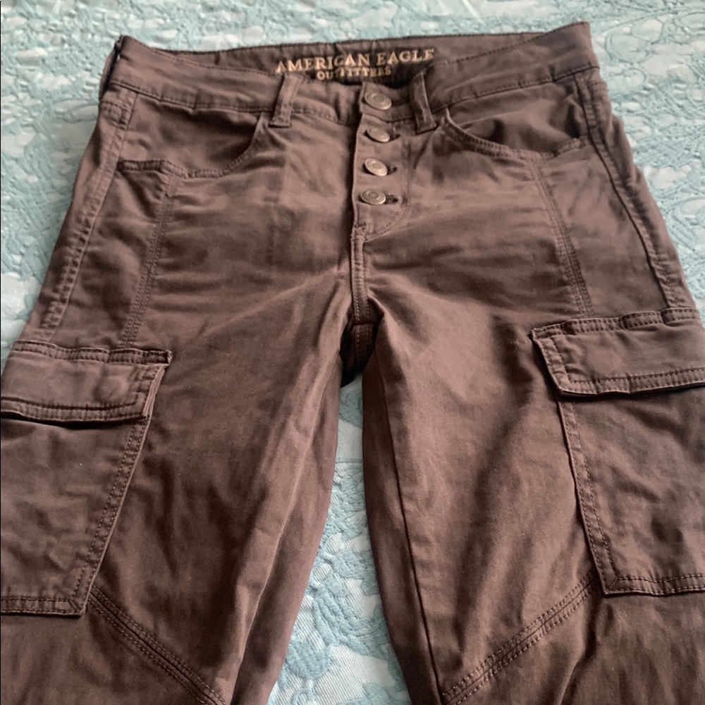 Gray Cargo Pants - image 2